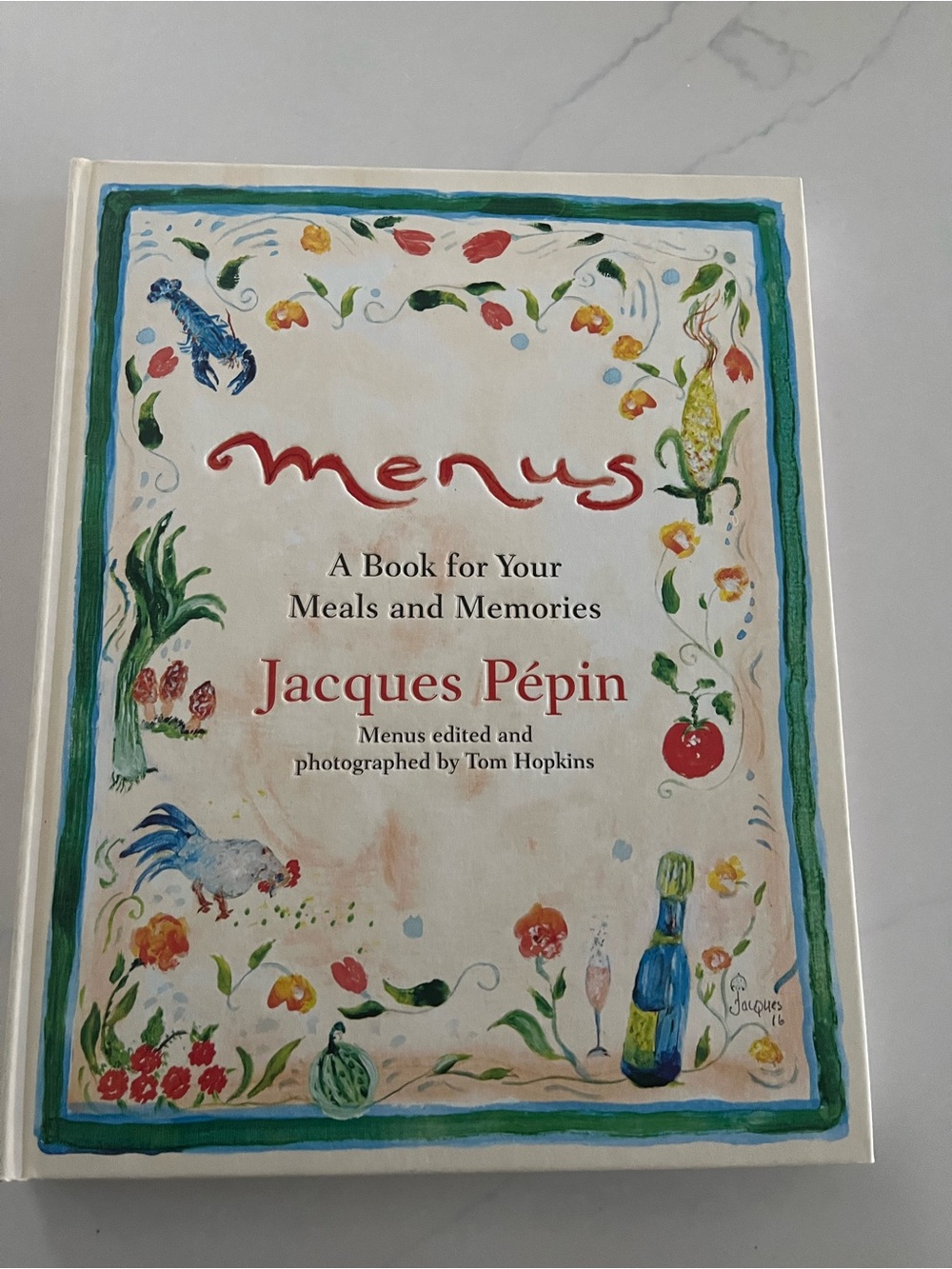 Menus - White coffee table book